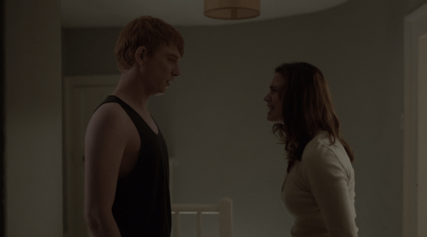 Domhnall Gleeson as an automaton in the 2013 